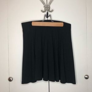 Black H&M skater skirt